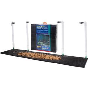 Penn-Plax Undergravel Aquarium Filter for 40-55 Gallon Tanks  Four 11.25 x 11.25 Plates  Under Gravel System for Clear, Clean Water  Safe for Freshwater and Saltwater Tanks (CFU55)