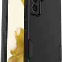 OtterBox Galaxy S22 Commuter Series Case - Black, Slim & Tough, Pocket-Friendly, with Port Protection