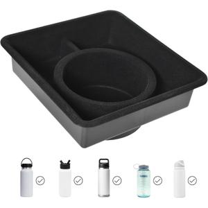 Tesla Model Y & 3 Accessory (Not for Juniper)Drop-in Extra Large Car Cup Holder InsertFits Oversized 32oz Tumblers & Bottles including Yeti, Hydro Flask, Simple Modern, Nalgene, Thermos, ThermoFlask