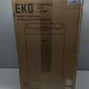 EKO Mirage-T 50 Liter / 13.2 Gallon Touchless Rectangular Motion Sensor Trash Can, Brushed Stainless Steel Finish