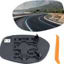 Left Driver Side Mirror Glass Compatible with 2014 2015 2016 2017 Honda Odyssey Left Side Rear View Mirror Replacement Heated for 76253-TK8-A51 76253-TK8-A41