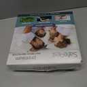 SafeRest Waterproof King Size Mattress Protector - Fitted with Stretchable Pockets - Machine Washable Cotton Blend Mattress Cover for Bed