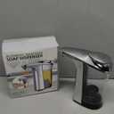 FKWin Automatic Soap Dispenser, Touchless Hand Soap Dispensers 17oz/500ml with 5 Adjustable Soap Levels, Kitchen Soap Dispensers, Liquid Hand Soap Dispenser Bathroom, Silver