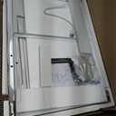 Furologee 47" Computer Desk with File Cabinet and Power Outlets, Home Office Desk with 2 Monitor Stands and Storage Drawer, Writing Gaming Table with Shelves and 2 Hooks for Bedroom, White