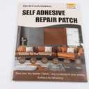  Leather Repair Patch 2-Piece 8X11 In Self Adhesive Leather Coffee