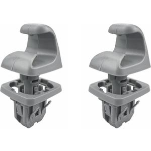 2 PCS Sun Visor Bracket Clips Holder for Toyota Camry 2007-2017, Corolla 2009-2019, Highlander 2008-2019, RAV4 2013-2018, Sun Visor Retainer OE# 74348-33040-B0 (Gray)