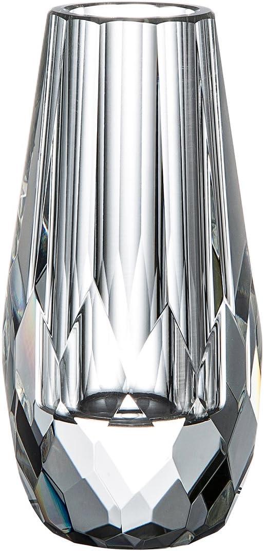 Mini Crystal Flower Bud Vase Decorative Vase for Home or Dinner Table Outline Dimensions 2.4" x 4.7" with Gift Box