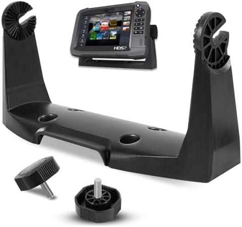 Bzumperyz 000-11019-001 Upgrade Gimbal Bracket Mounting Bracket with Knobs for Lowrance HDS-7 Touchscreen Models HDS Gen3, HDS Gen2 Touch, Elite and Hook 7