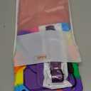 SEYMAC stock Case for iPad Mini 7 (A17 Pro)2024/ Mini 6 8.3'' with Screen Protector Pencil Holder [360 Rotating Hand Strap] &Stand, Drop-Proof Case for iPad Mini 7th/6th Generation 8.3"Purple+Colorful