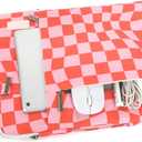 360 Protective 3 Pockets Laptop Sleeve Case Bag with Handle for MacBook Air 15 inch,MacBook Pro 16 inch and 15.6 inch Screen Laptop (Grid)