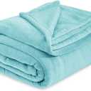 Bedsure GentleSoft Fleece King Size Blankets for Bed River Blue - Soft Lightweight Plush Cozy Fuzzy Luxury Microfiber, 108x90 inches