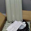 Raised Bed Metal Plant Bed Oval Garden Plant Box Terraces Vegetable Bed Plant Pot Flower Box for Balcony Terrace and Garden 105 X 60 X 28 Cm (Light Green)