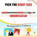 DIYSELF Extension Pole 3.2-8 Ft Paint Roller Extension Pole Aluminum Alloy Telescoping Pole Flip-Lock Design Paint Extension Pole for Painting Cleaning Dusting Window