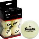 Franklin Sports Glow in The Dark Ping Pong Balls - Official Size + Weight 40mm Table Tennis Balls - One Star Glow in The Dark Ping Pong - Durable High Performance - Green - 6 Pieces (2 Pack)