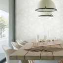 RoomMates RMK12108WP Gray and White Zen Dahlia Peel and Stick Wallpaper