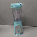 Mueller Personal Blender for Shakes and Smoothies with 15 Oz Travel Cup and Lid, Juices, Baby Food, Heavy-Duty Portable Blender & Food Processor, Turquoise