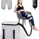 Ice Machine for Knee After Surgery 15qt, Cold Therapy Machine 6-Level Timer & 3 Flow Rates, Leakproof & Ultra-Quiet Portable Cryotherapy System with Compression Pad for Knee Replacement Recovery