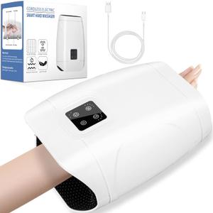 Hand Massager, Electric Hand Massager with Heat and Compression, 5 Levels Therapy, Cordless Hand Massager for Arthritis and Carpal Tunnel, Pain Relief, Palm and Finger Numbness