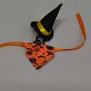Halloween Guinea Pigs Wizard Hat Bandanas Costume Rabbit Triangular Scarf Black Orange Pumpkin Spider Bat Devil for Small Animals Bunny Sugar Glider Holiday Party S