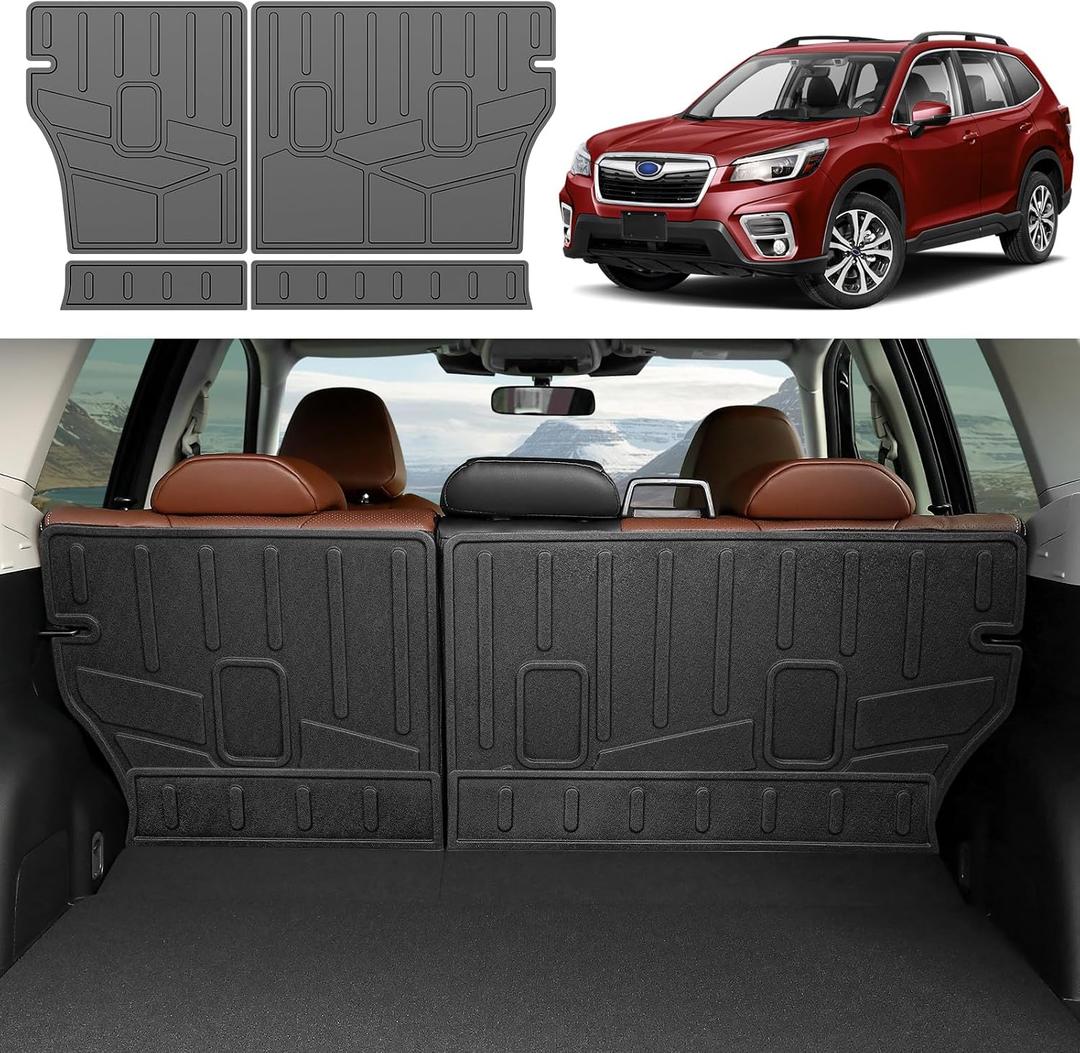 Utiiy Cargo Liner Fit for 2019-2025 Subaru Forester Cargo Mat Replacement Trunk Mat All Weather Trunk Liner for 2019 2020 2021 2022 2023 2024 2025 Subaru Forester(Cargo Mat)