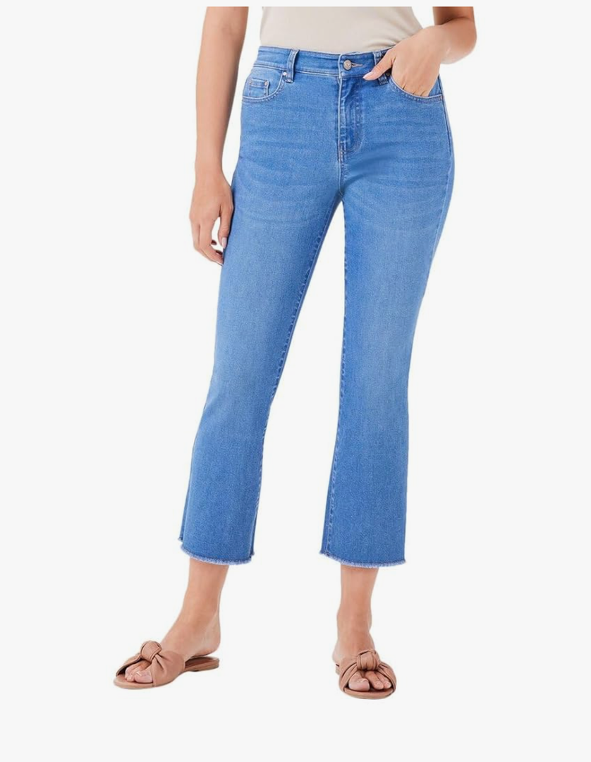 NIC+ZOE Women's 26" Mid Rise Demi Boot Jeans