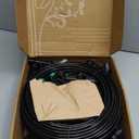 CARPATHEN Drip Irrigation System - Adjustable Quick Connect Irrigation System for Gardens up to 131ft, Raised Beds - Complete Garden Watering System - 1/4 Emitters, 1/2" and 1/4" Tubing and Connectors