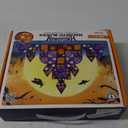 68 Pcs Halloween Magnetic Tiles Building Blocks Set for Kids - Includes Pumpkin, Spider, Witch, More. Preschool Sensory Stacking Magnetic Blocks, Montessori STEM Educational Construction Toy (Ages 3+)