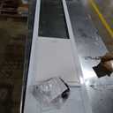 Ideal Pet Products Aluminum Pet Patio Door, Adjustable Height 77-5/8" to 80-3/8", 10-1/2" x 15" Flap Size, White