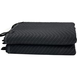 JZHLLA 72" x 40" Studio Large Sound Dampening Blanket, Sound Insulated Blanket Sound Absorbing Blanket with Grommets for Soundproofing Noise Reduction Light Blocker Basement Recording Studio