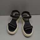 Dolce Vita Women's Debra Sandal (7.5, Black/White Nubuck)