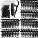 Baderke 600 Count Floss Picks Bulk Dental Flossers Picks for Adults Non Breakable Tooth Picks Flossers Teeth Cleaning Dental for Family Pack Travel(Black)