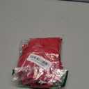 SHARICCA Womens Sexy Mesh Ruffle Panties Booty Boy Shorts Underwear (Small-Medium, Red)