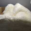 Desert Breeze Distributing Premium Single Pelt, Genuine New Zealand Sheepskin Rug, 41 inch Length, Ivory Color, Thick Soft Luxurious Natural Wool, by Minidoka Sheepskin