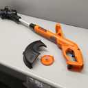 BLACK+DECKER 20V MAX Weed Wacker Cordless String Trimmer Edger Lawn Tool, 10-Inch Electric Weed Eater with Automatic Feed Spool, Ergonomic, Battery and Charger Included (LST201)