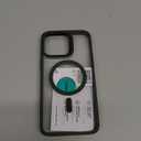 ESR for iPhone 14 Pro Max Case, Compatible with MagSafe, Shockproof Military-Grade Protection, Yellowing Resistant, Magnetic Classic Hybrid Case (HaloLock), Clear Green