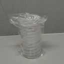 10 PCS Plastic Petri Dishes with Lid, Plastic Lab Petri Plate Dish for Lab Analysis Lab School Supplies 90x15mm 55x15mm(90mm)