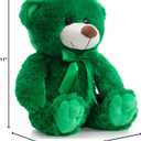 Super Color Teddy Bear Stuffed Animals Plush Toy for Children Girlfriend Family Congratulations Baby Shower Birthday Green 14 inch