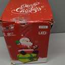 COMIN 7 FT Christmas Inflatables Outdoor Decorations, Blow Up Santa Claus Inflatable with Built-in LEDs for Christmas Indoor Outdoor Yard Lawn Garden