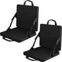 Juexica 2 Pcs Stadium Seats Boat Canoe Kayak Seat Stadium Seats for Bleachers Without Back Support for Indoor Outdoor Sport Events Bleacher Outing Traveling Hiking Fishing Camping