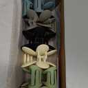 6PCS Matte Flower Hair Clips, Large Claw Clips for Women Thick Hair, Big Cute Dasiy Hair Clips, Non Slip Strong Hold for Women Thin Hair, Hair Accessories for Christmas Gifts Holiday, 6 Colors