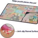 Tektalk Jigsaw Puzzle Board with Puzzle Dustproof Cover Up to 1500 Pieces (Khaki)