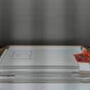 Farmhouse Shoe Cabinet with 2 Barn Doors & Wood Legs, 5-Tier Shoe Storage Cabinet with 3 Adjustable Shelves, Tall Shoe Rack Organizer for Closet, Shoe Organizer for Entryway, Hallway, White