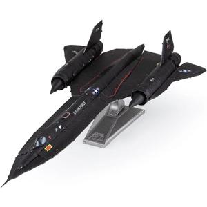 Metal Earth SR-71 Blackbird Color 3D Metal Model Kit Fascinations