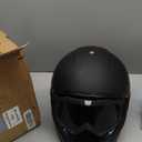 ROOZO Youth Dirt Bike Helmet DOT Certified - Full Face Motorcycle Helmet for Off-Road, ATV, Street Riding, Includes Adjustable Goggles & Protective Gloves (Large, BLACK)