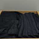 Newwiee 24 Pcs Bath Towels Bulk Coral Velvet Microfiber Bath Towels Set 28 x 55 Inch Large Absorbent Multipurpose Quick Drying Soft Body Towel for Shower Bathroom Beach Fitness Yoga Sports Spa(Black)