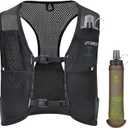 Running Vest for Women Men, Ultra-Light Minimalist Hydration Vest, Breathable Reflective Running Gear for Trail Hiking Jogging (XL (38-42 inch), Contains Green Bottle)