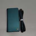 for Wallet Case Compatible with iPhone 17 Pro Max,Multi-Function Detachable 2 in 1 Magnetic iPhone 17 Pro Max Case Wallet,Flip Strap Zipper Card Holder Phone Case with Shoulder Straps (Green)