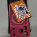 CANSHN Magnetic Compatible with iPhone 17 Pro Case, Upgraded [Full Camera Protection] [Compatible with Magsafe] [Translucent Matte] Shockproof Protective Phone Cover 6.3 Inch - Hot Pink