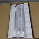 Over the Door Pantry Organizer 8-Tier, Large Metal Door Spice Rack with Adjustable Basket, 2 in 1 Wall Mount or Hanging Heavy-Duty Pantry Door Storage Shelf for Kitchen and Bathroom, White