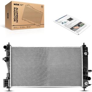 KAX 13332 Car Engine Radiator, Compatible with 2015 Malibu, 2014 Malibu 2.5L, 2014-2019 Impala 2.5L, 2016 Malibu Limited, 2014-2017 Regal 2.0T, 2013-2014 Malibu 2.0T